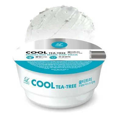 LINDSAY Modeling Mask Cup Pack Cool Tea-Tree– моделююча маска для обличчя з чайним деревом