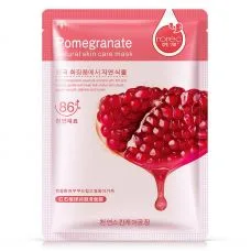 Маска-серветка для обличчя з гранатом вирівнююча ROREC Pomegranate (30г)