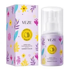 Киснева маска для обличчя з амінокислотами звужуюча пори VEZE Amino Acid Perilla Bubble Mud Film (50 г)