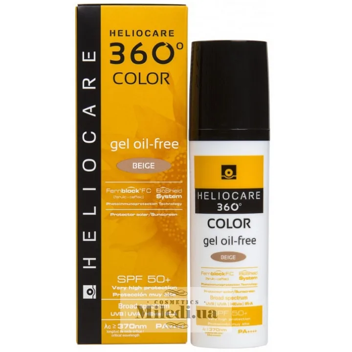 Тональний сонцезахисний гель Cantabria Labs Heliocare 360º Color Gel Oil-Free Sunscreen SPF50+ 50 мл
