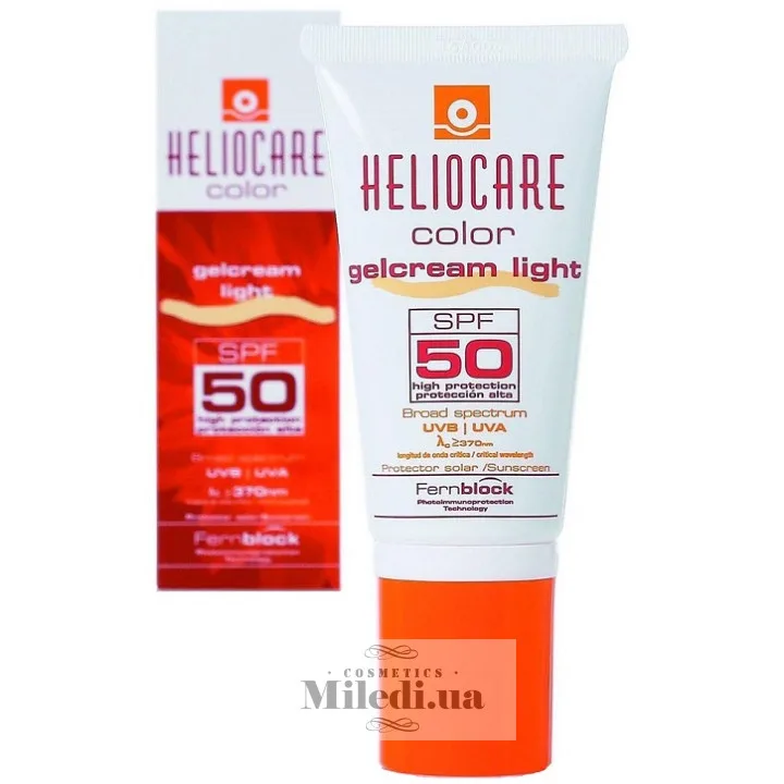 Тональний сонцезахисний гель-крем Cantabria Labs Heliocare Color Gelcream Light SPF50 50 мл