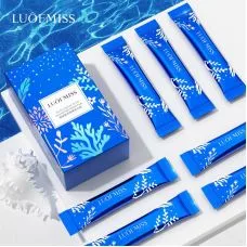 Набір гіалуронових масок для обличчя з контролем жирності LUOFMISS Hyaluronic Acid Polypeptide Frozen Film (4мл*20шт)