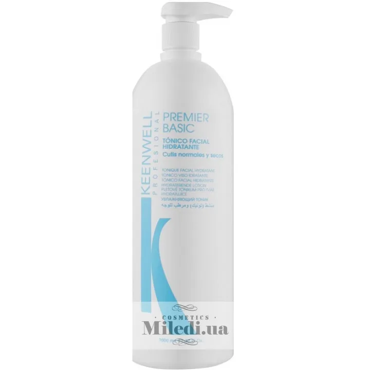 Тонік для нормальної та сухої шкіри Keenwell Premier Professional Moisturising Facial Toner 1000 мл