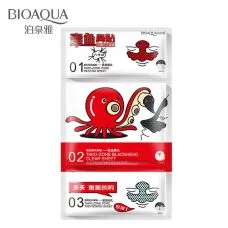 Маска для Т-зони восьминіг очищуюча в три етапи BIOAQUA Tako-Zone (18мл)
