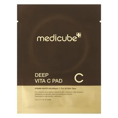 Medicube Deep Vita C Pad – освітлювальні пади з вітаміном С 2 шт