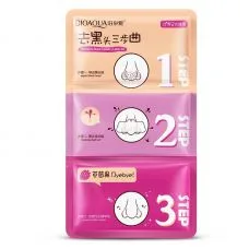 Маска для носа очищуюча в три етапи BIOAQUA Remove Black Heads 3-step Kit