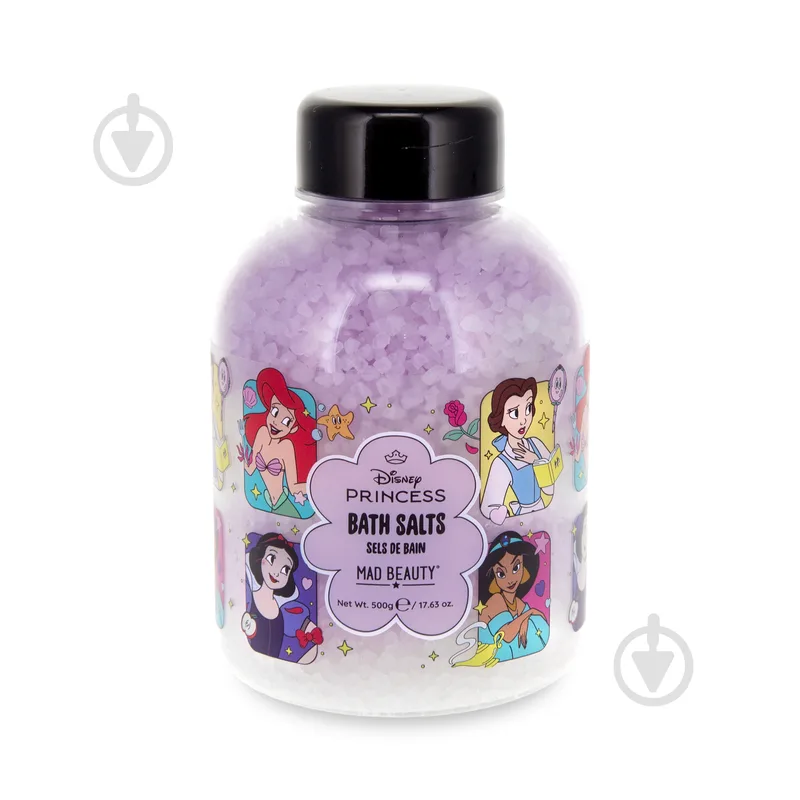 Сіль для ванн Mad Beauty Disney Princess 500 г