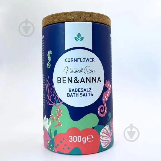 Сіль для ванн BEN&ANNA Волошка 300 г