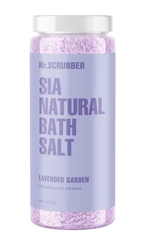 Сіль для ванни парфумована Mr.SCRUBBER Sia Natural Bath Salt Lavender Garden 600 г