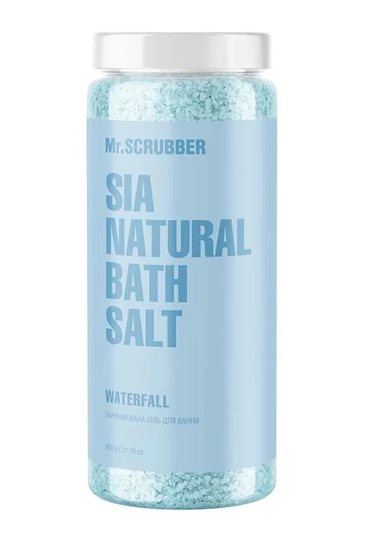Парфумована сіль для ванни Sia Natural Bath Salt Waterfall Mr SCRUBBER, 600 г
