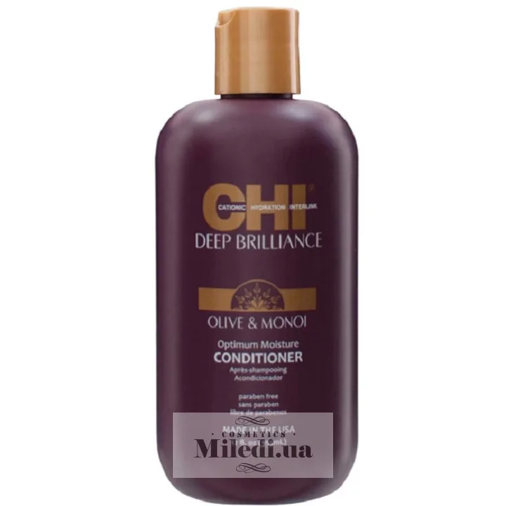 Зволожуючий кондиціонер з оливковою олією і моноі Chi Deep Brilliance Optimum Moisture Conditioner 946 мл