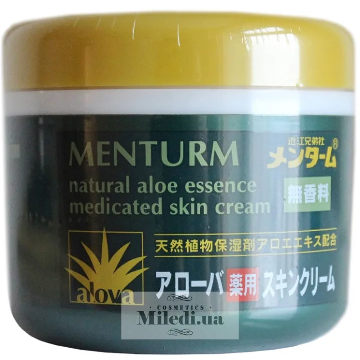 Зволожуючий крем з екстрактом алое Omi Brotherhood Menturm Natural Aloe Essence Medicated Skin Cream 185 мл