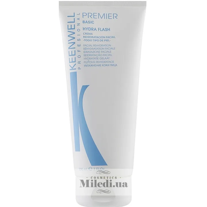 Зволожуючий крем для всіх типів шкіри Keenwell Premier Professional Hydra-Flash Facial Rehidration 200 мл