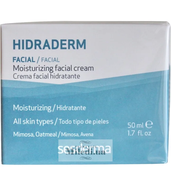 Зволожуючий крем для сухої шкіри Sesderma Laboratories Hidraderm Moisturizing Facial Cream 50 мл