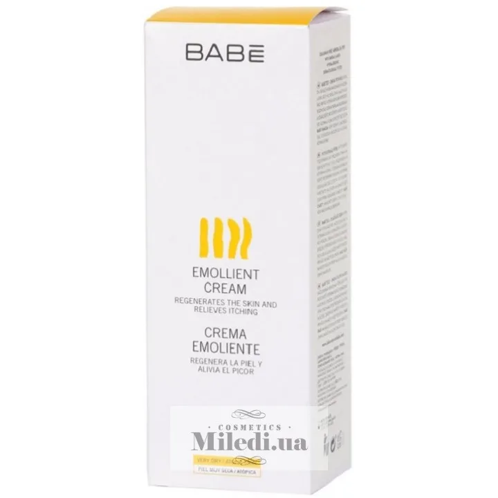 Увлажняющий крем для сухой кожи тела Babe Laboratorios Emollient Cream 200 мл