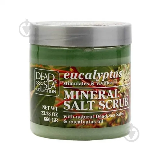 Скраб для тіла Dead Sea Collection з мінералами Мертвого моря та маслом евкаліпту 660 г