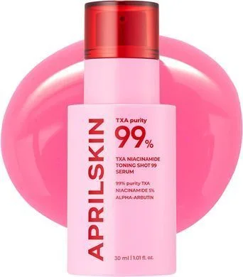 April Skin TXA Niacinamide Toning Shot 99 Serum – освітлювальна сироватка з ніацинамідом 5% і транексамовою кислотою 30 мл