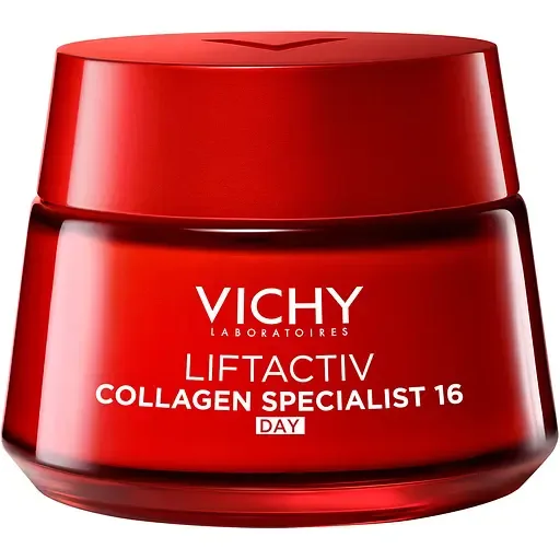 Антивіковий крем-догляд Vichy Liftactiv Collagen Specialist 16 Day cream з ко-бондинг технологією для корекції 16 ознак старіння шкіри обличчя 50 мл