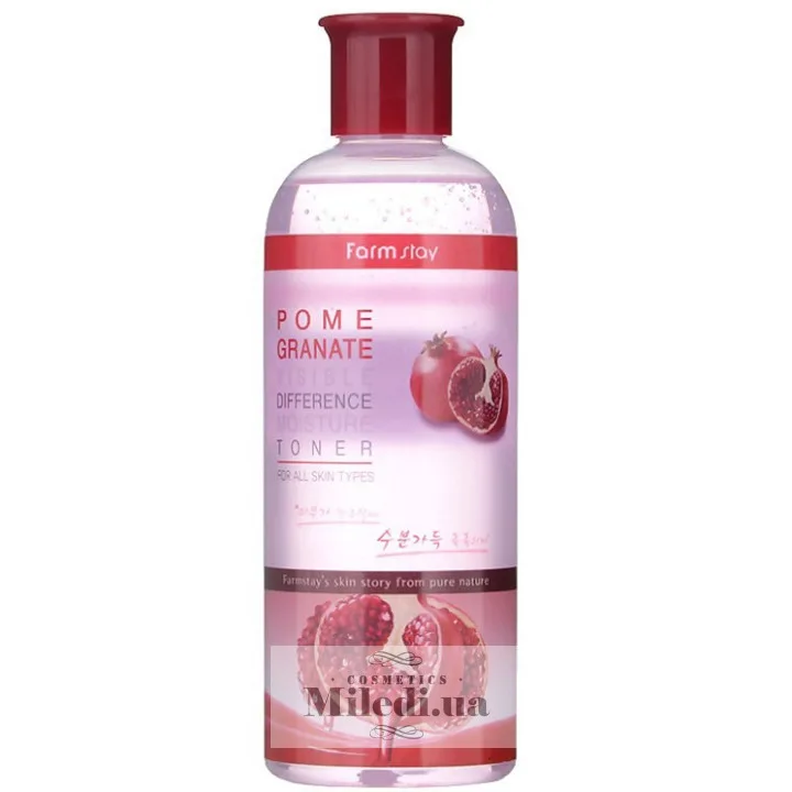Зволожуючий тонер з екстрактом гранату Farmstay Visible Difference Moisture Toner Pomegranate 350 мл