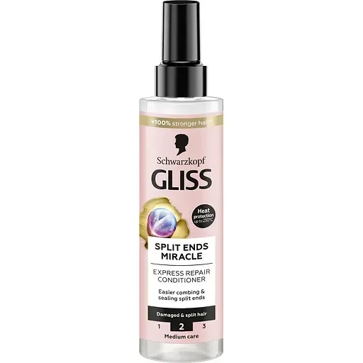 Експрес-кондиціонер Gliss Split Ends Miracle для пошкодженого волосся та посічених кінчиків 200 мл