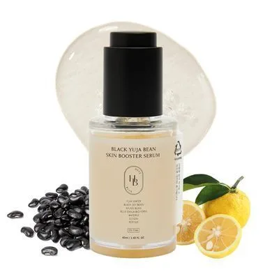 HEVEBLUE Black Yuja Bean Skin Booster Serum – сироватка з юдзу і бобами для зволоження і сяяння 42 мл