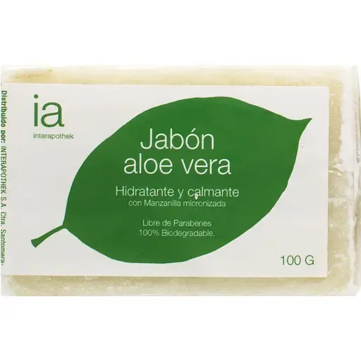 Мило Interapothek BIO, для обличчя та тіла, з екстрактом Алое Вера, 100 г