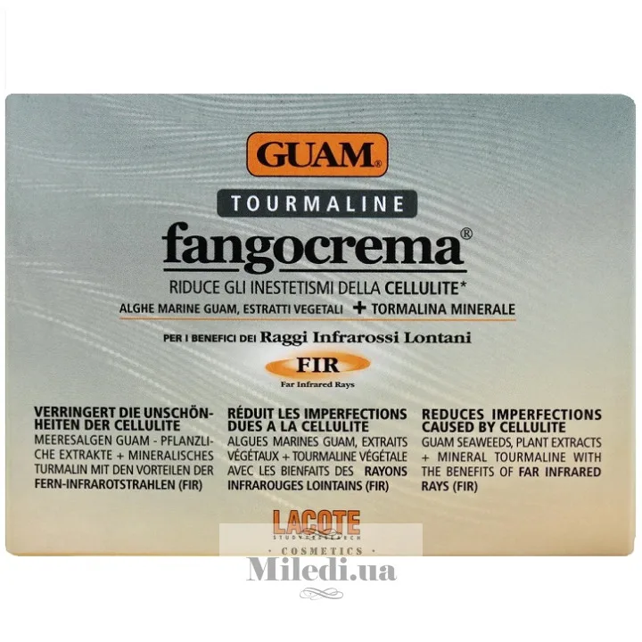 Фанго крем з розігріваючою дією Guam Tourmaline Fangocrema Riduce Gli Inestetismi Della Cellulite 300 мл