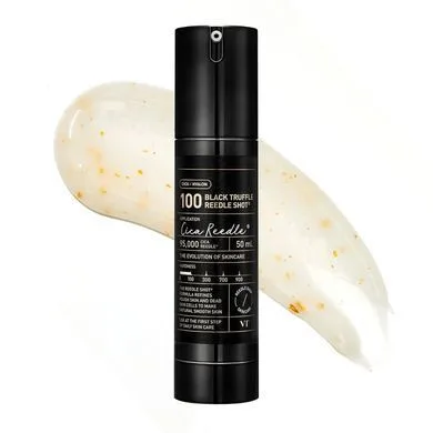 VT Cosmetics Black Truffle Reedle Shot 100 – сироватка для пружності шкіри зі спікулами і чорним трюфелем 50 мл