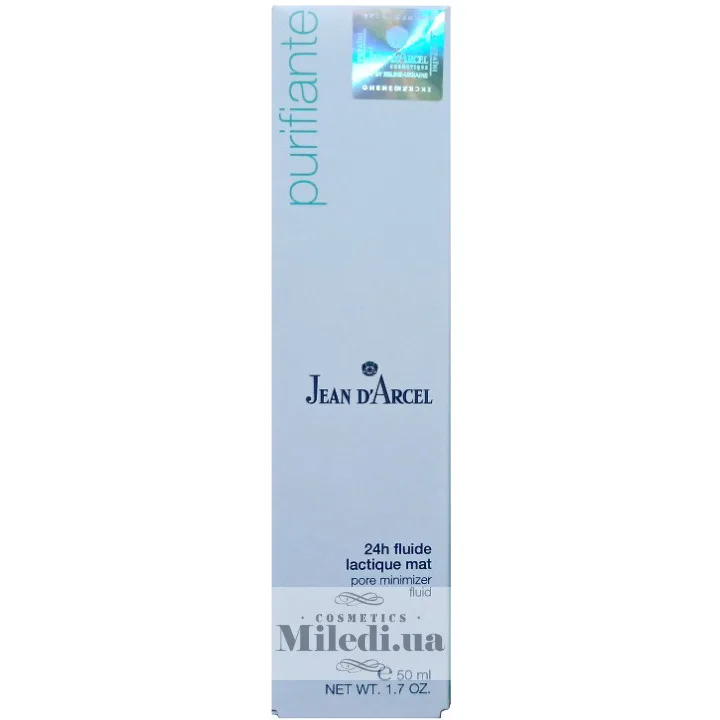 Флюїд звужуючий пори з матуючим ефектом Jean d'Arcel Purifying Fluide Lactique Mat 50 мл