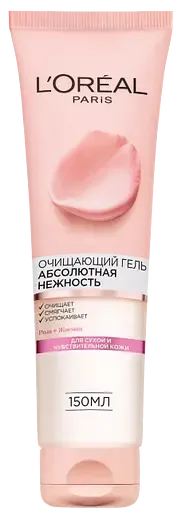 Гель для вмивання L'Oreal Paris Skin Expert Абсолютна Ніжність, для сухого та чутливого типу шкіри, 150 мл (A9234400)