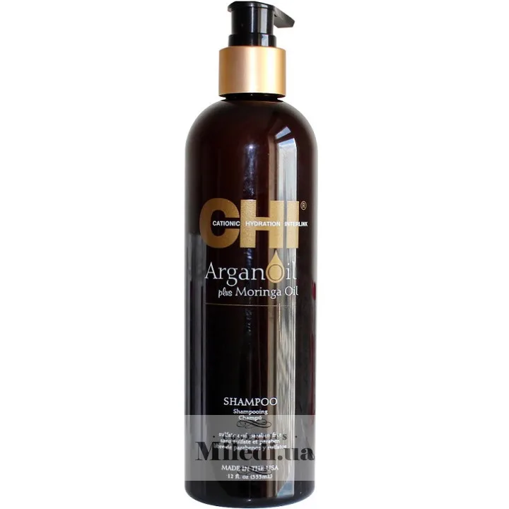 Шампунь для волосся з маслом аргана і морінга Chi Argan Oil Plus Moringa Oil Shampoo 340 мл