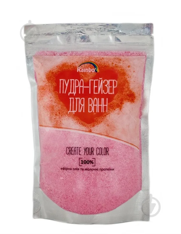 Пудра-гейзер для ванн RAINBOW Кохання 300 г
