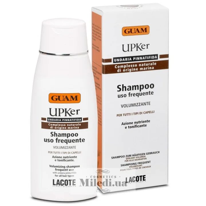 Шампунь для об'єму волосся частого використання Guam UPKer Volumizing Shampoo Frequent Use 200 мл
