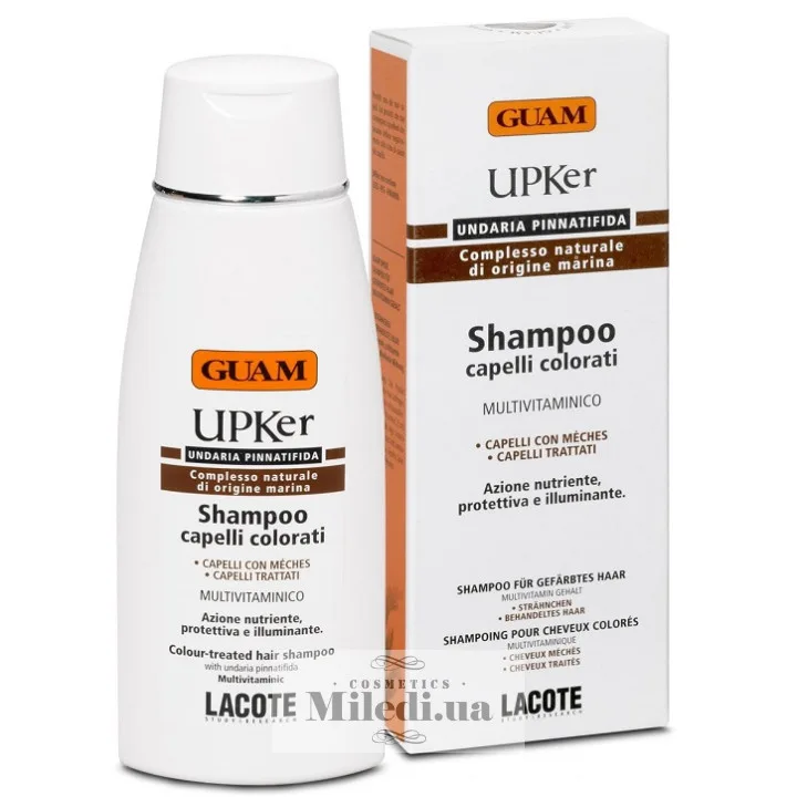 Шампунь для пофарбованого волосся Guam UPKer Shampoo Capelli Colorati Multivitaminico 200 мл
