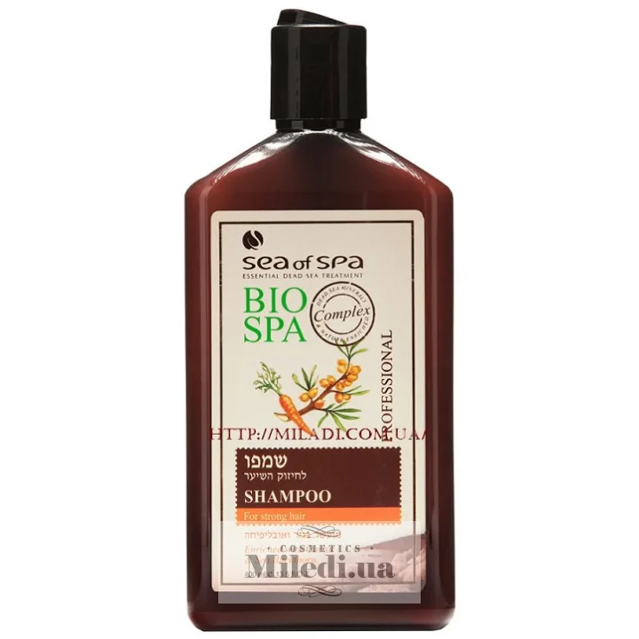 Шампунь з екстрактами моркви і обліпихи Sea of ​​Spa Bio Spa Professional Shampoo Stronger Hair 400 мл