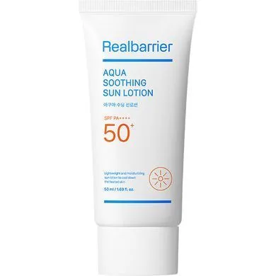 Realbarrier Aqua soothing Sun Lotion – сонцезахисний лосьйон 50 мл