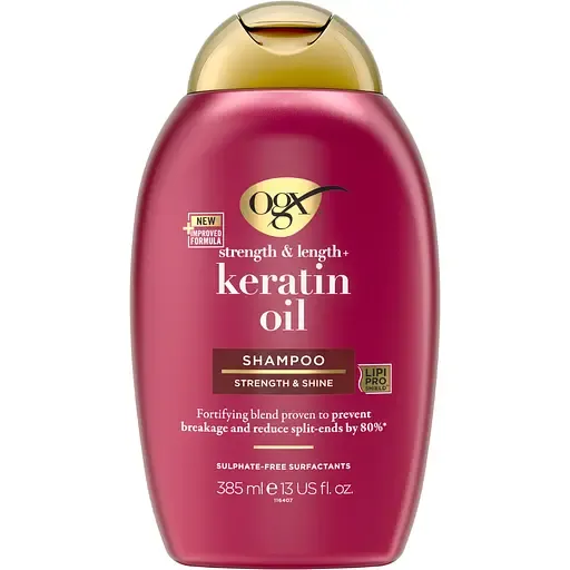 Шампунь OGX Keratin Oil проти ламкості 385 мл