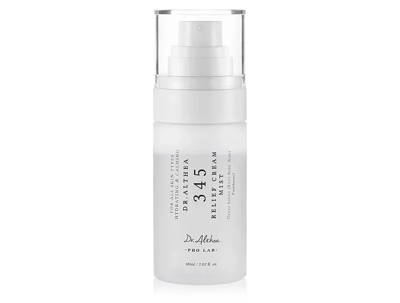 Заспокійливий крем-міст з гідролатом рису та пантенолом Dr. Althea 345 Relief Cream Mist, 60мл