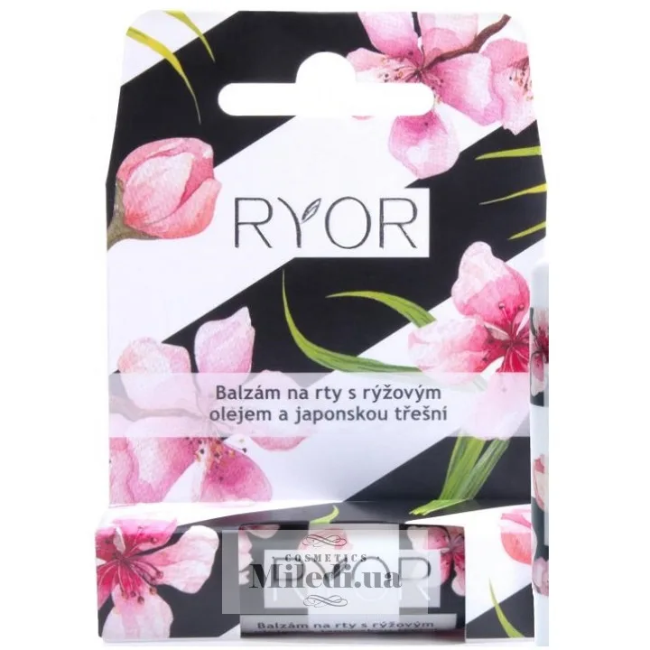 Бальзам для губ з рисовим маслом і японською вишнею Ryor Lip Balm Rice Oil & Japanese Cherry 4,5 г