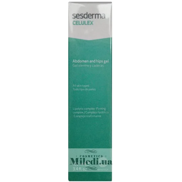 Гель-ліполітік для живота і стегон Sesderma Laboratories Celulex Cream Abdomen & Hips 100 мл