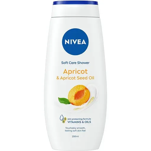 Гель-догляд для душу NIVEA Абрикос та олія абрикосових кісточок