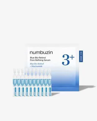 Numbuzin No.3 Blue Bio-Retinol Pore Refining Serum 1.3ml*10ea – набір сироваток з ніацинамідом та пептидами міді (УЦІНКА: термін придатності до 21.04.2027)