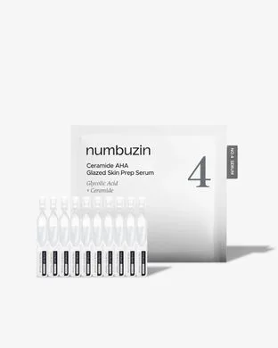 Numbuzin No.4 Ceramide AHA Glazed Skin Prep Serum 1.3ml*10ea – набір сироваток з керамідами і кислотами