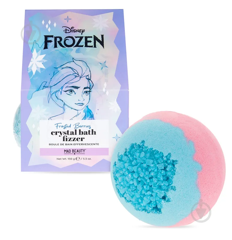 Бомбочка для ванни Mad Beauty Крижане серце Кришталева