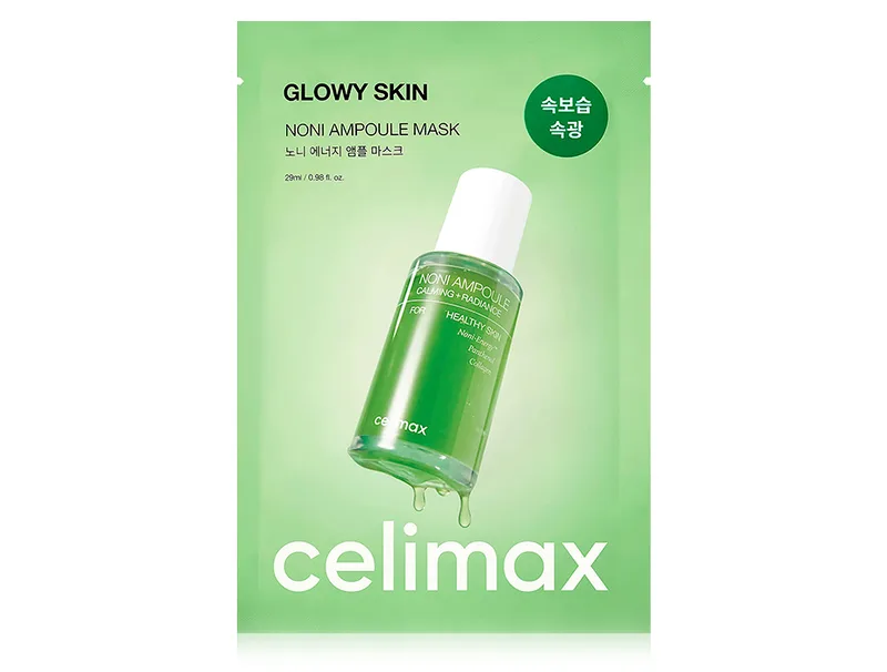Відновлююча тканинна маска для обличчя з екстрактом ноні Celimax Glowy Skin Noni Ampoule Mask