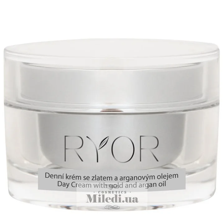 Денний крем з золотом і аргановою олією Ryor Argan Care with Gold Day Cream with Gold & Argan Oil 50 мл