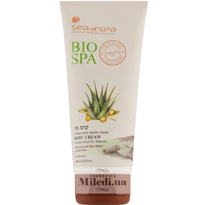 Крем для тіла з алое і маслом ши Sea of Spa Bio Spa Body Cream Shea Butter & Aloe Vera 180 мл
