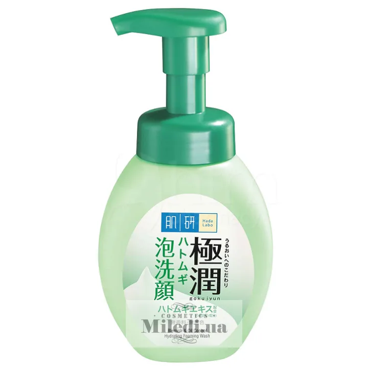 Лікувальна пінка для вмивання проблемної шкіри Hada Labo Gokujyun Hatomugi Foaming Face Wash 160 мл