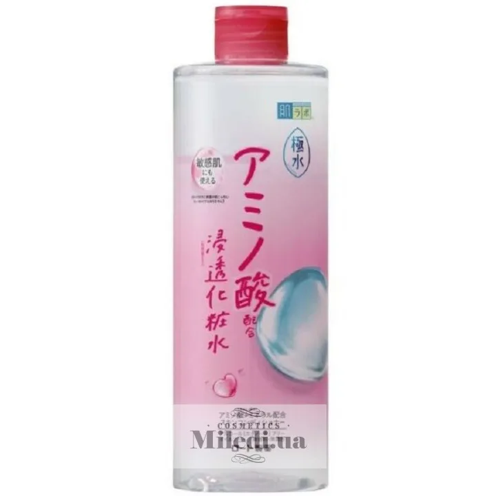 Лосьйон для обличчя з мінералами і рожевою водою Hada Labo Kiwamizu Rose Lotion 400 мл