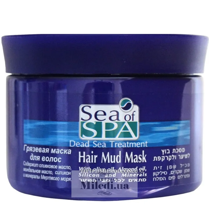 Маска для волосся з гряззю Мертвого моря Sea of Spa Hair Mud Mask 250 мл